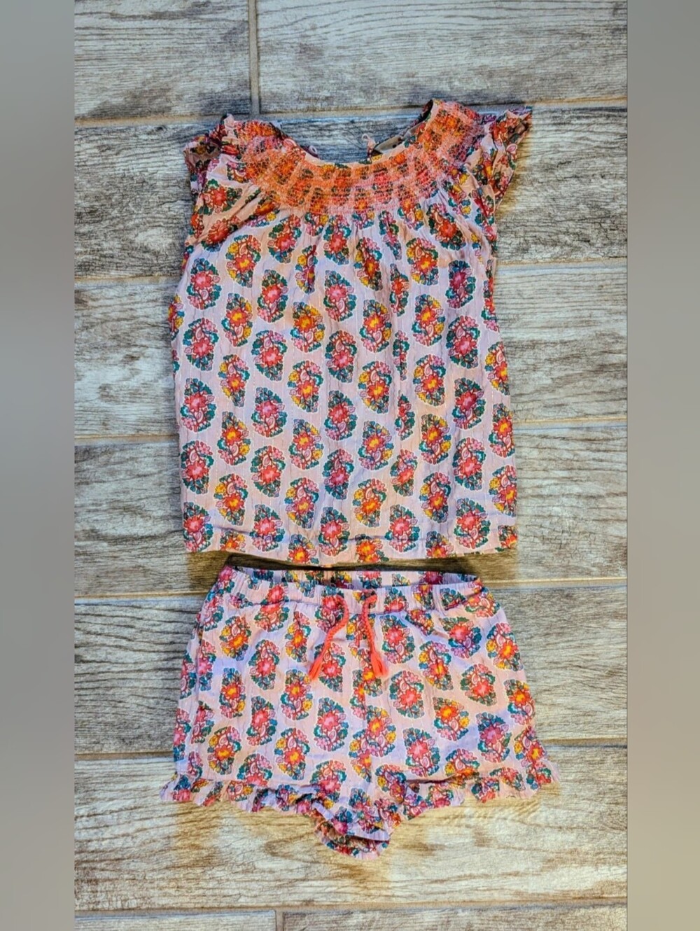 Mini Boden 7-8 Matching tank and shorts 🌺 VGUC
